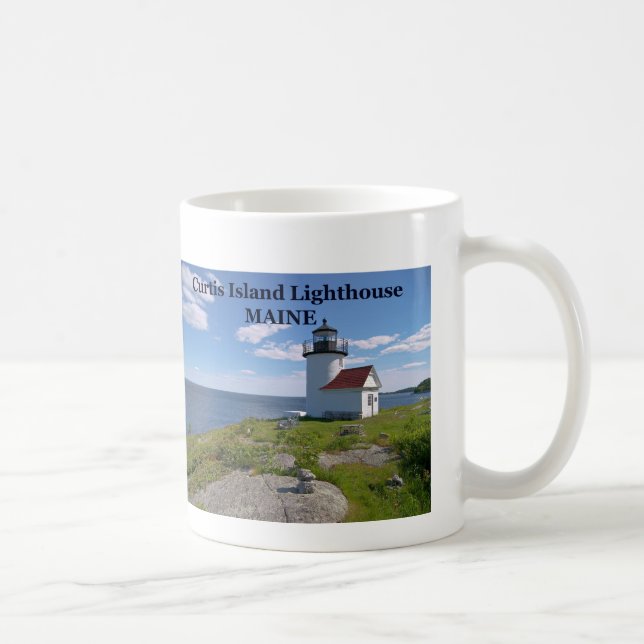 Curtis Island Lighthouse, Maine Mug (Right)