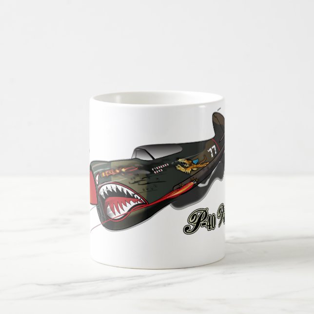 Curtis P-40 WarHawk Coffee Cup (Center)