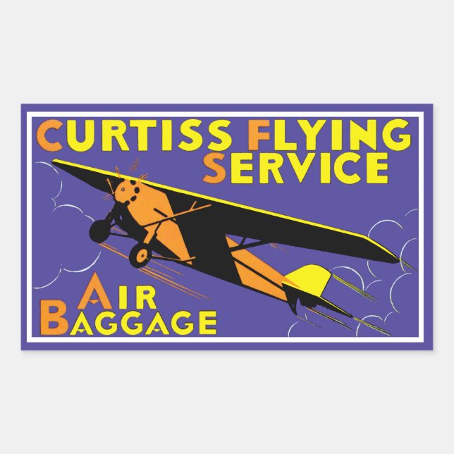 Curtiss Flying Service Sticker (Front)