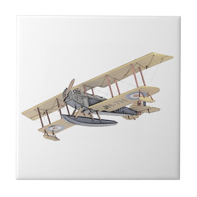 Curtiss JN-4 Jenny Float Plane Tile (Front)