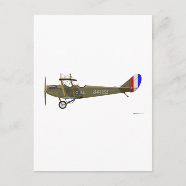 Curtiss JN-4 Jenny Postcard (Front)
