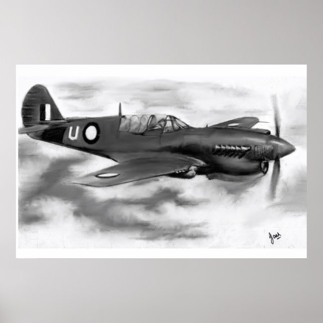 Curtiss P40 Australian service poster (Front)