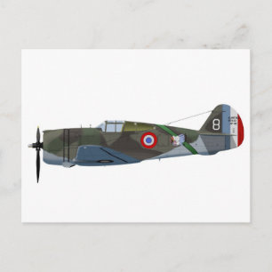 Curtiss P-36A Hawk 875C1 Postcard