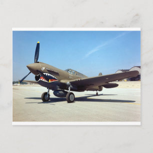 curtiss P-40 tomahawk Postcard