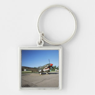 Curtiss P-40 Warhawk, at Minnesota CAF Air Show Keychain