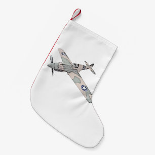 Curtiss P-40 Warhawk Small Christmas Stocking