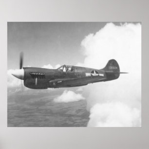 Curtiss P-40E Poster