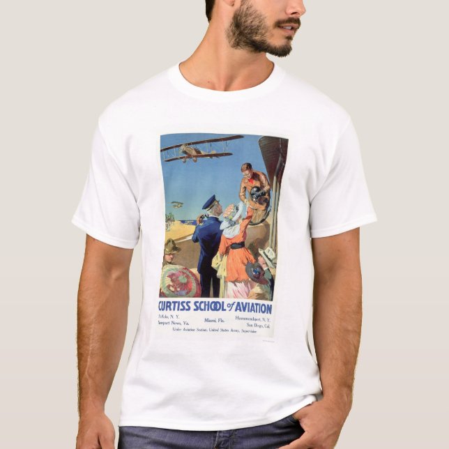 Curtiss School of Aviation (US02053) T-Shirt (Front)