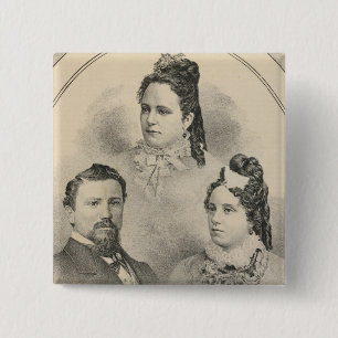 Curtiss & Todd family portraits 2 Inch Square Button