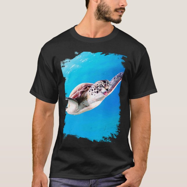 Curtle Cat Turtle Hybrid T-Shirt (Front)