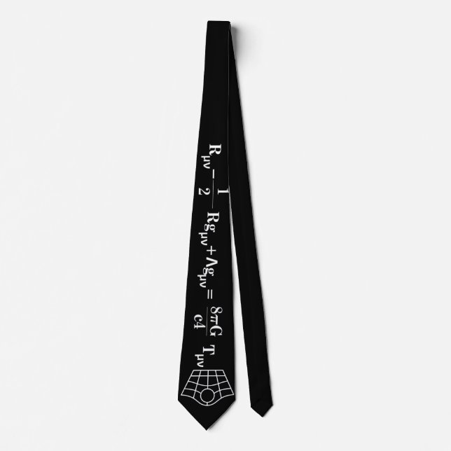 Curvature of Space Science Lovers Tie (Front)