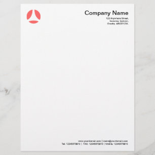 Curve Ball - Tropical Pink Letterhead