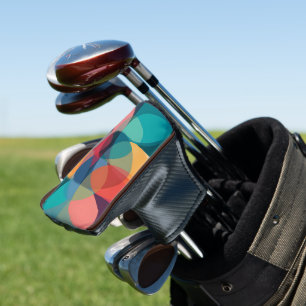 Curve Geometric Trim Abstract Golf Putter Cover