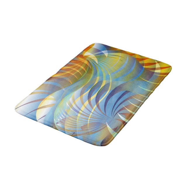 Curve Pattern Bath Mat (Angled)