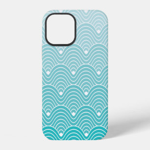 Curve Waves: Vintage Geometric Pattern iPhone 12 Case