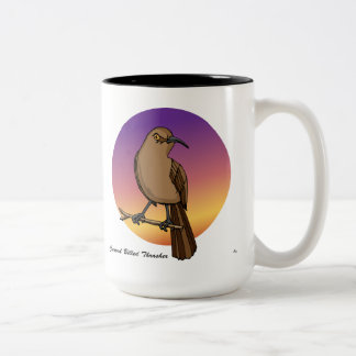 Curved Billed Thrasher rev.2.0 Mugs and Pads