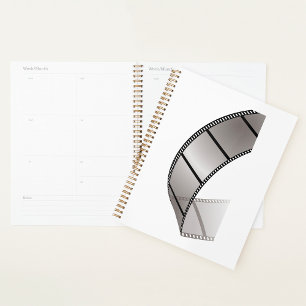 Curved Blank Film Strip Planner