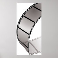 Curved Blank Film Strip
