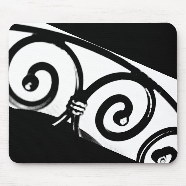 Curved Iron Art Mouse Pad (Front)