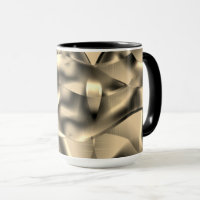 Curved khaki or beige shapes, with showy tones