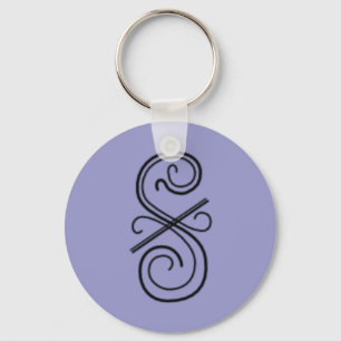 Curved Line Keychain