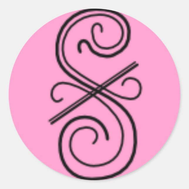 Curved Line Sticker (Front)