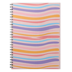 Curved lined Notebook