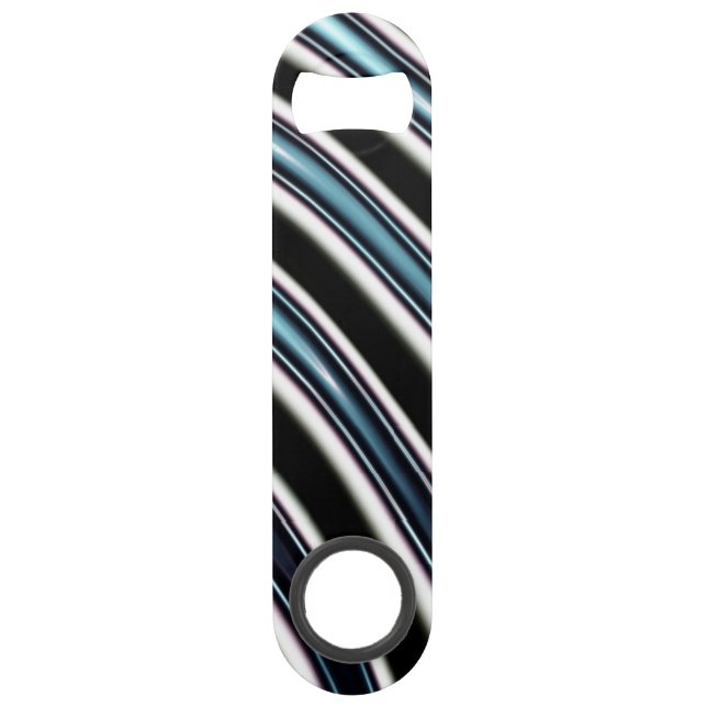 Curved Lines Close Up Of A Fractal Bar Key (Front)