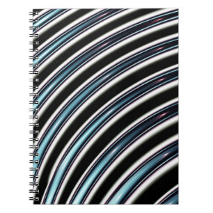 Curved Lines Close Up Of A Fractal Notebook