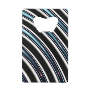 Curved Lines Close Up Of A Fractal Wallet Bottle Opener