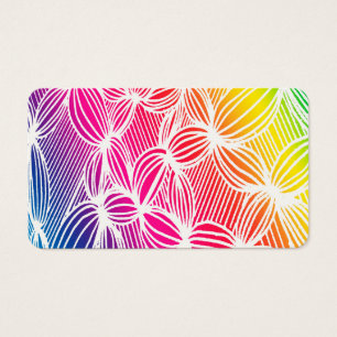 Curved rainbow lines