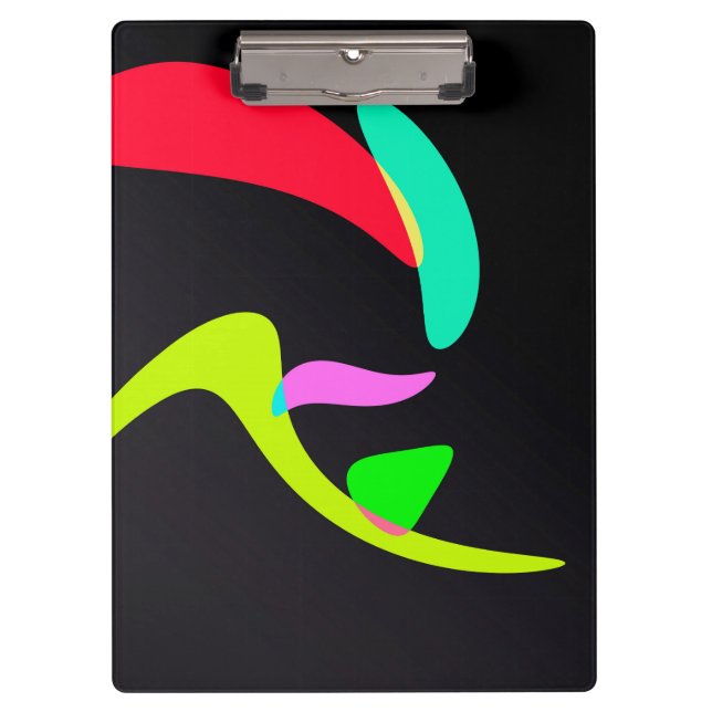 Curved shapes clipboard (Front)