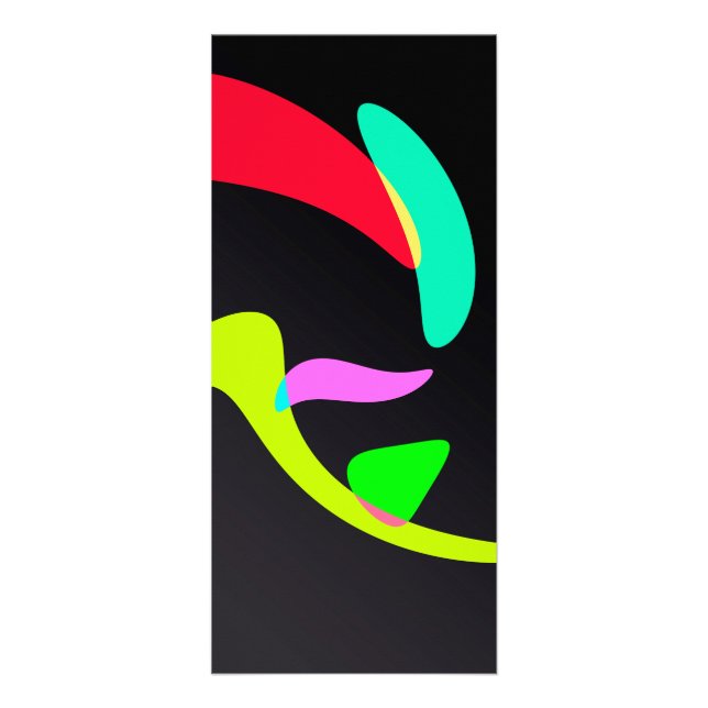 Curved shapes rack card (Front)