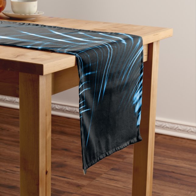 Curved sharp claws or thorns of royal blue short table runner (In Situ)
