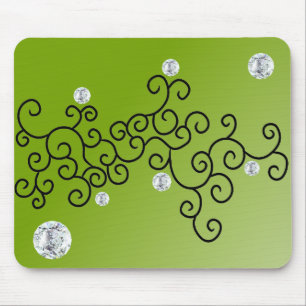 CURVES & DIAMONDS MOUSE PAD