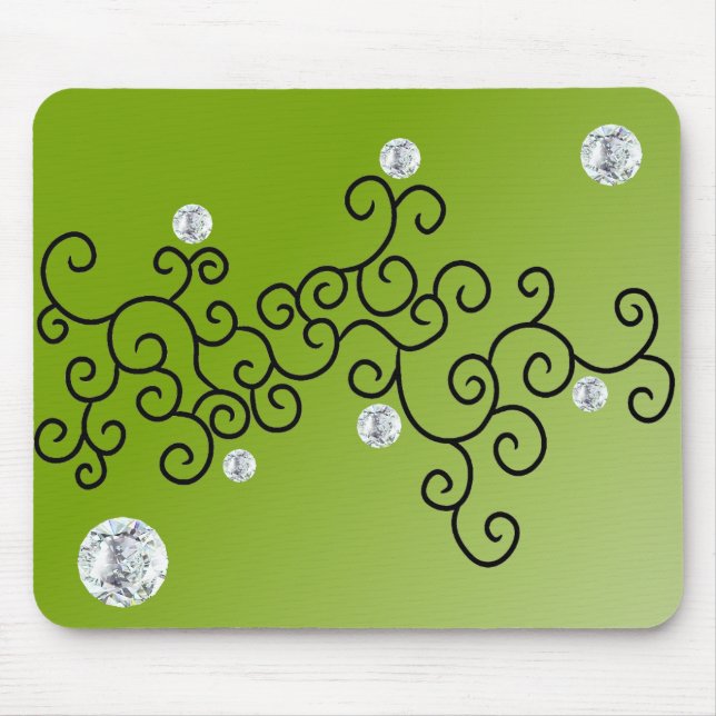 CURVES & DIAMONDS MOUSE PAD (Front)