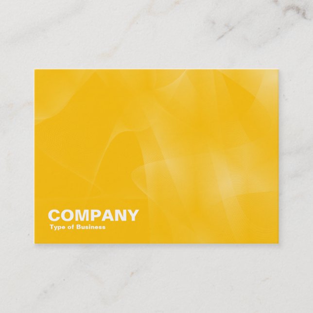 Curves II Amber Business Card (Front)