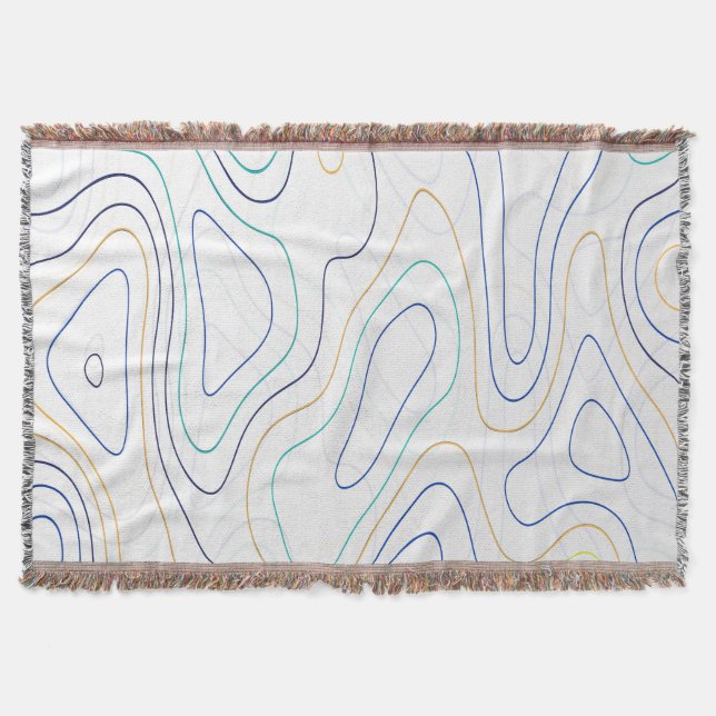 Curves Throw Blanket (Front)