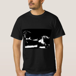 Curvet Horse Trendy Modern Pop Art Template Mens T-Shirt