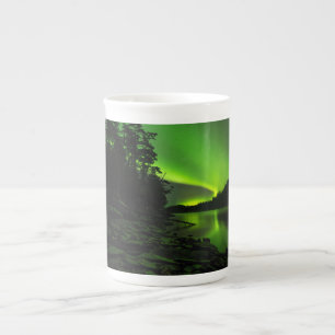 Curving Aurora Bone China Mug