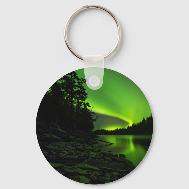 Curving Aurora Keychain (Front)