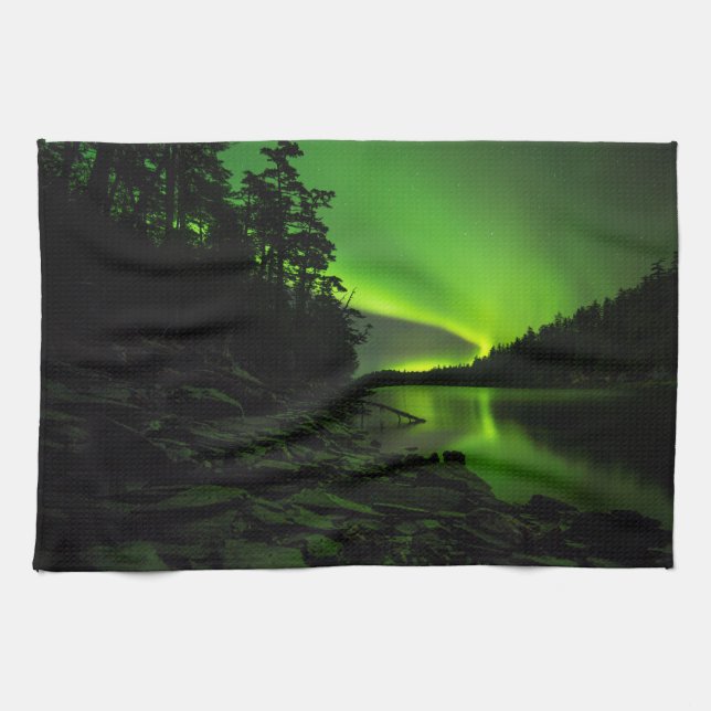 Curving Aurora Kitchen Towel (Horizontal)