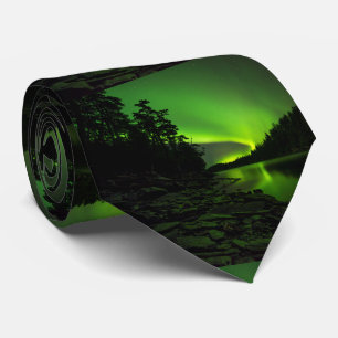 Curving Aurora Tie