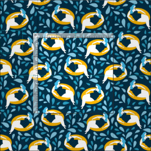 Curvy Girl Swimming Fabric