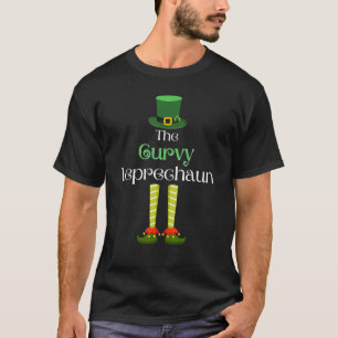 Curvy Leprechaun Matching Family Group St. Patrick T-Shirt