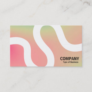 Curvy Line 02a - Soft Gradients Business Card