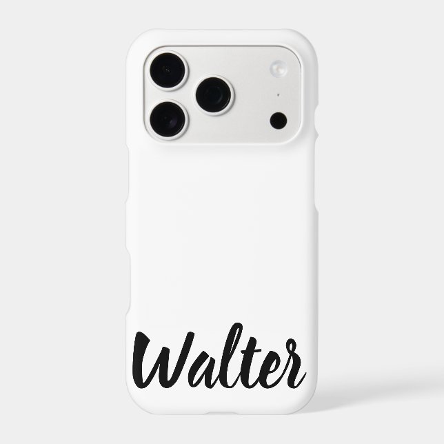 Curvy Walter Name,  (Back)