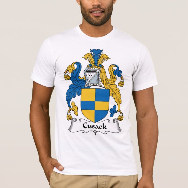 Cusack Family Crest T-Shirt (Front)
