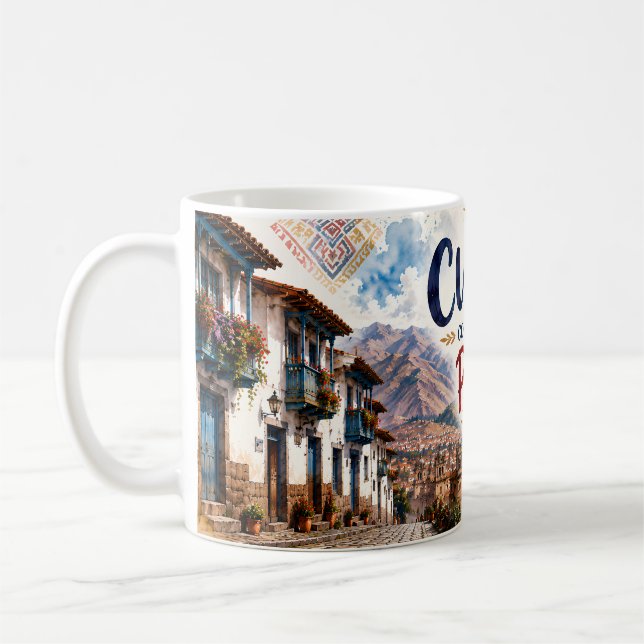 CUSCO CITY PERU COFFEE MUG (Left)