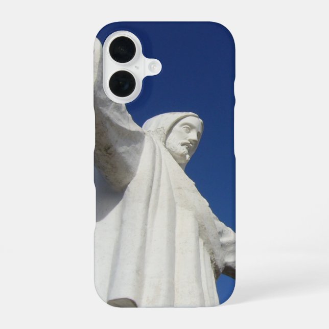 cusco jesus iPhone 16 case (Back)